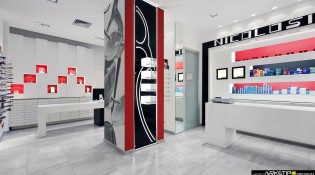progettazione negozio OTTICA NICOLOSI